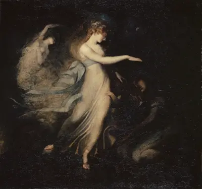 The Fairy Queen Appears To Prince Arthur av Henry Fuseli