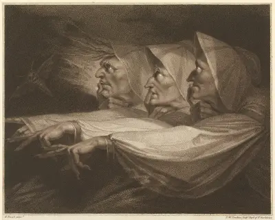 De tre häxorna av Henry Fuseli