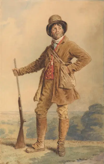 The Gamekeeper av William Henry Hunt