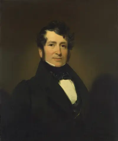 George Pope Morris av Henry Inman
