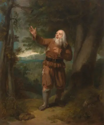 Mr. Hackett, in the Character of Rip Van Winkle av Henry Inman