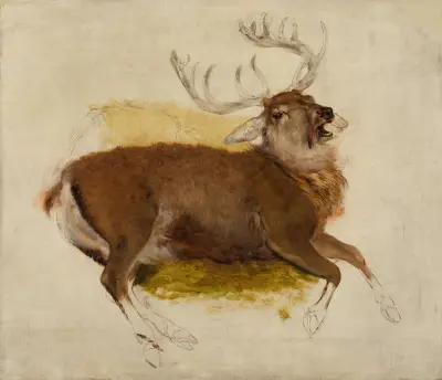 Dying Stag av Sir Edwin Henry Landseer