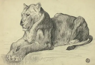 Lejonhona av Sir Edwin Henry Landseer