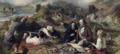 Rent-day in the Wilderness av Sir Edwin Henry Landseer