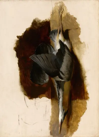 Studie av en död häger av Sir Edwin Henry Landseer