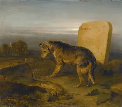 Chudák pes (Pastýřův hrob), Sir Edwin Henry Landseer