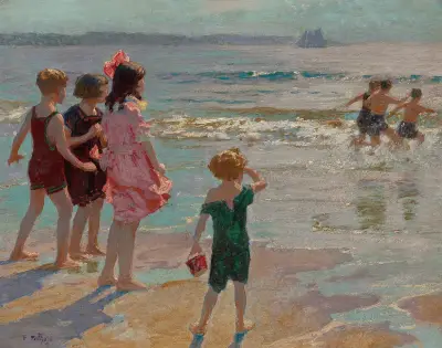 Děti na pobřeží, Edward Henry Potthast