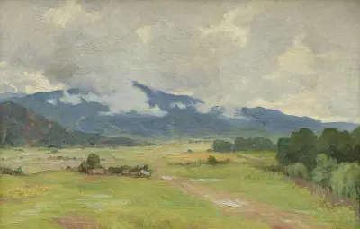 Clearing After Storm, Taos av Joseph Henry Sharp