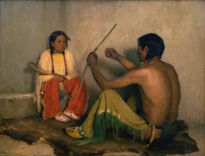 Přerušený luk, Joseph Henry Sharp