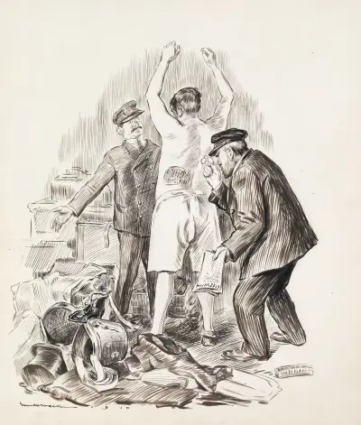 A Custom House Stickler. Take him to the appraisers office av William Henry Walker
