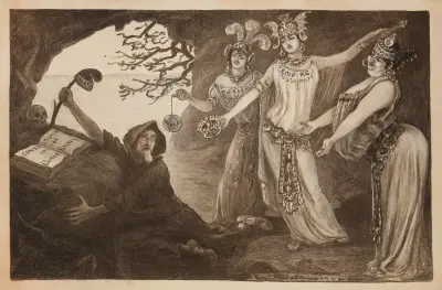 Ein Mann versucht, an der Verfassung der Vereinigten Staaten und der Freiheit festzuhalten von William Henry Walker