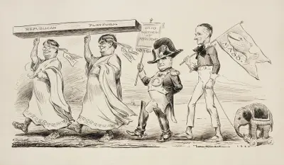 Eine republikanische Parade von William Henry Walker