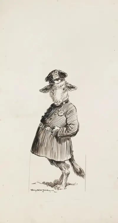 Ein Wolf im Schafspelz von William Henry Walker