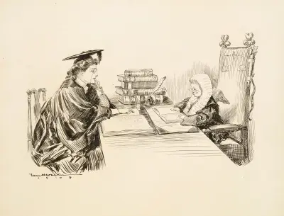 Rada dla kobiety z wyższym wykształceniem. (Zgubne jest spierać się z sędzią), William Henry Walker