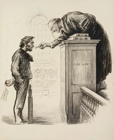 And if you do it again, I shall order a police-man to slap you on the wrist, William Henry Walker