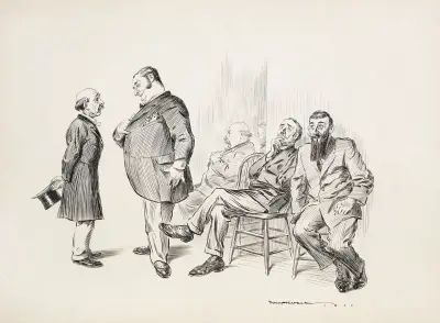 Bei der Arbeitsvermittlung von William Henry Walker