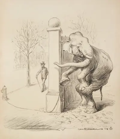 G.O.P. Stick around and see the fun von William Henry Walker