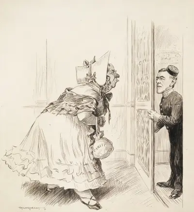 Going down; Not if I know it von William Henry Walker
