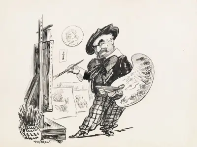 His Majesty is very fond of painting von William Henry Walker