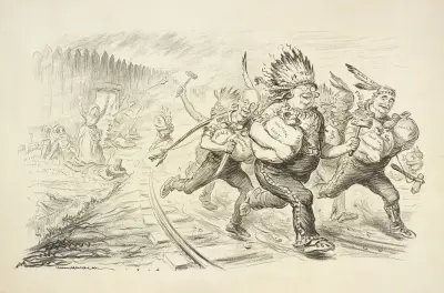 Späte Neuengland-Geschichte. Der Überfall auf die N.Y.N.H. und Hartford von William Henry Walker