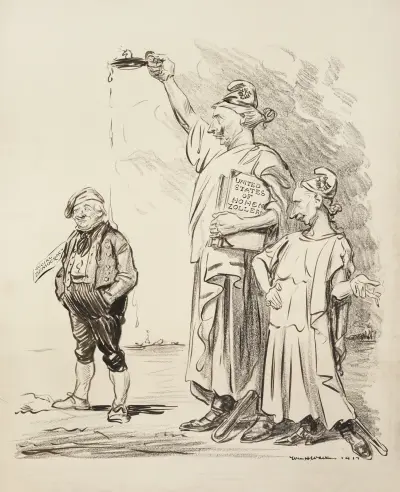 Liberty erleuchtet Deutschland von William Henry Walker