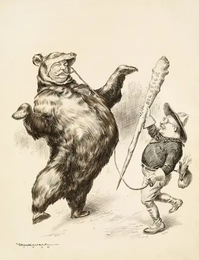 Maka da bear dance. Bill, taka da stick. Use sama as me, William Henry Walker