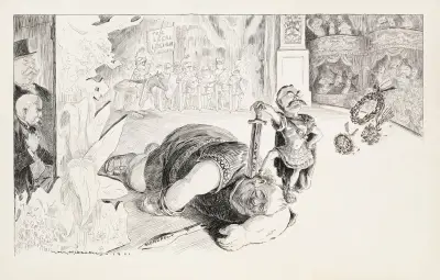 National Vaudeville. Aldrich do Tafta; Wickersham zawsze zdobywa publiczność tą sztuką, William Henry Walker
