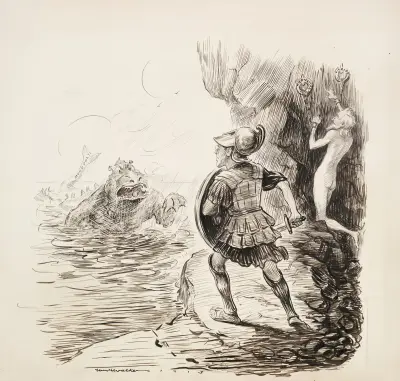 Perseusz i Andromeda, William Henry Walker