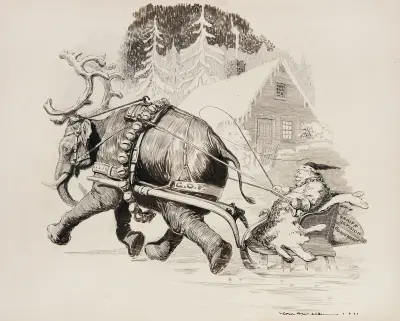 Santa Claus Taft. Assume a virtue if you have it not, William Henry Walker