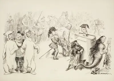 Szenen aus der aktuellen Politik von William Henry Walker