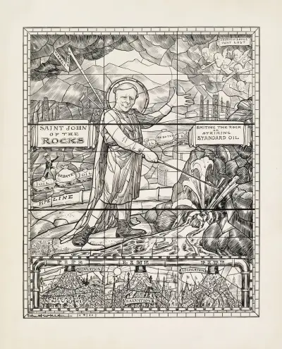 St. John of the Rocks. Smitting the Rock or Striking Standard Oil von William Henry Walker