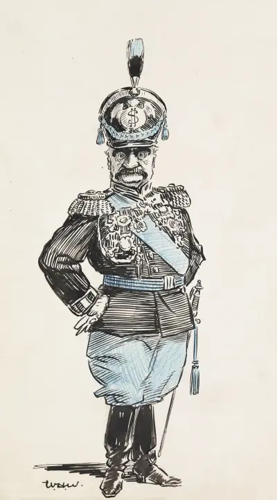 Der Kaiser in der Uniform der Philadelphia Invincibles von William Henry Walker