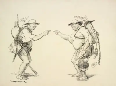 Dwa dromiki, William Henry Walker