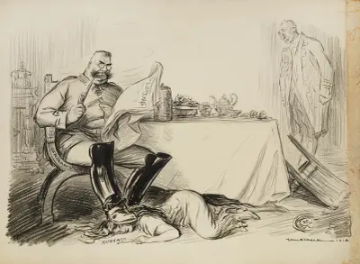 Es heißt, dass die Ehe dieses Paares nicht ganz glücklich ist von William Henry Walker