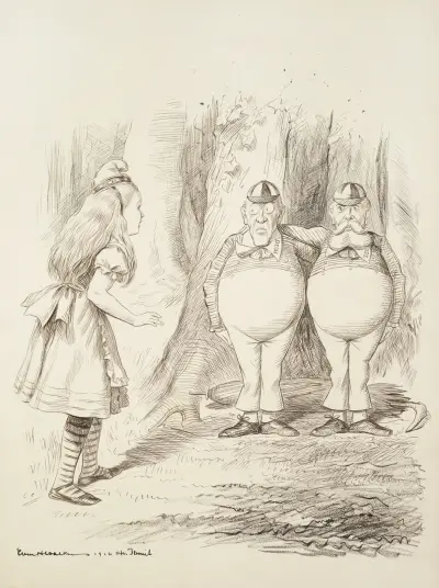 Tweedledee i Tweedledum, William Henry Walker