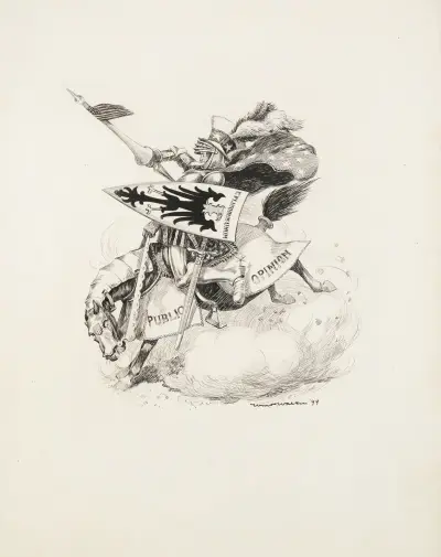 Uncle Sam als Ritter von William Henry Walker