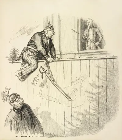 Uncle Sam; Look here you, one side or the other and quick von William Henry Walker