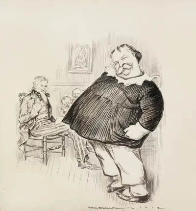 Onkel Sam; Was ist der Unterschied, William, zwischen einer Qualle und einem Mann von William Henry Walker