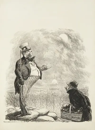 Vat ist der password; Vaterland Gute! Go as far as you like von William Henry Walker