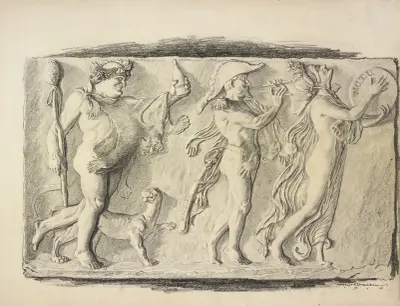Washington (National Museum): Bill Bacchus poprzedzony faunem i bachantką, William Henry Walker