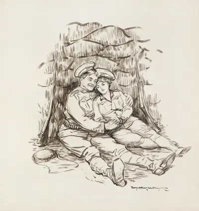 Gdy kobiety są żołnierzami. Oznaki wczesnych zaręczyn, William Henry Walker