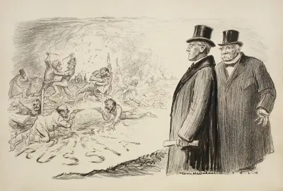 Wilson — Powinniśmy uznać ich wszystkich. Clemenceau — Ja nie mogę uznać żadnego z nich, William Henry Walker