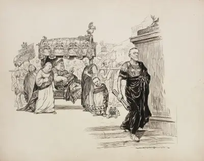 Yond’ Cassius has a lean and hungry look He thinks too much; such men are dangerous. Julius Caesar Act 1, Sc. II, William Henry Walker