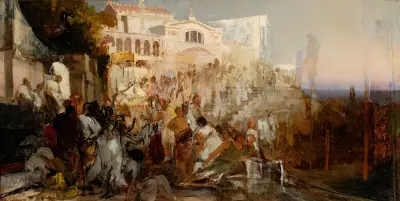 Candlesticks of Christianity, sketch av Henryk Siemiradzki