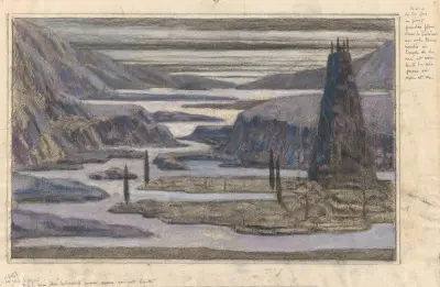 A Landscape av Herbert Crowley