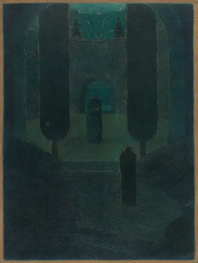 Zahalené postavy v temné zahradě, Herbert Crowley