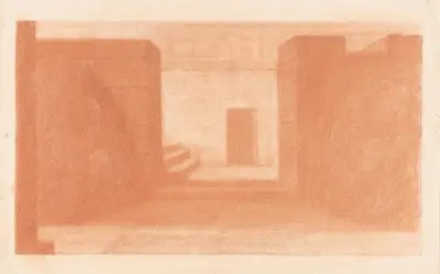 Low Buildings and Doorway av Herbert Crowley