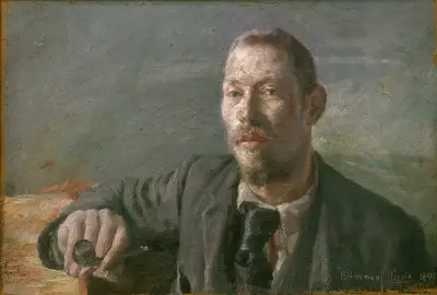 Self-portrait av Herman Norrman
