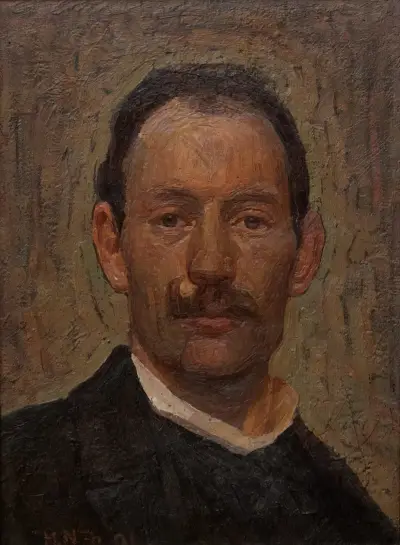 Self-portrait av Herman Norrman