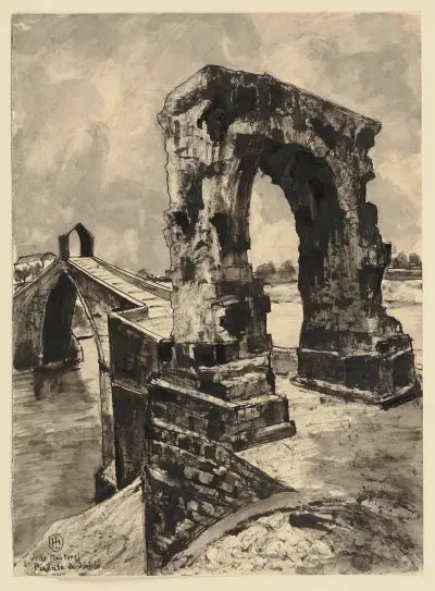 Djävulsbron i Martorell av Hermann Lismann